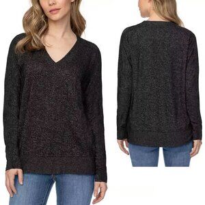 NWT New Buffalo David Bitton Super Soft Cozy V-Neck Long Sleeve Sweater Size S